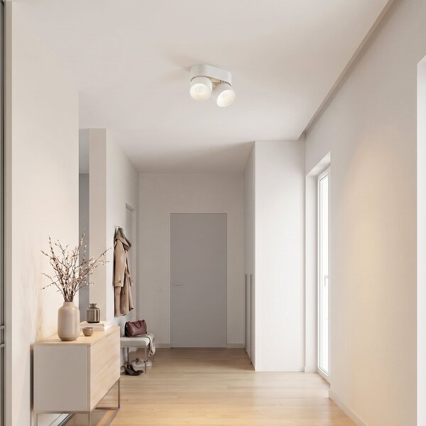 Mennyezeti Lámpa PRIOS, Rotari basic, dimmable, Fehér, Nappali, Fém, Modern