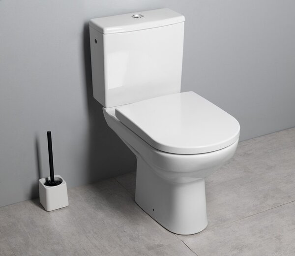 Bruckner Bruckner, BEHRENS RIMLESS WC kombi csésze tartállyal, alsó/hátsó hulladék, fehér, 301.125.4