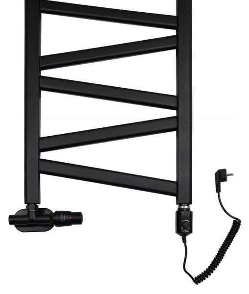 Regnis Kalipso MIX, Fűtőelem 540x1600mm, 657W, matt fekete, MK1600/500/50BLACK