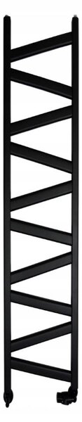 Regnis Kalipso MIX, Fűtőelem 540x1600mm, 657W, matt fekete, MK1600/500/50BLACK