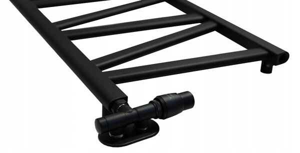 Regnis Kalipso MIX, Fűtőelem 540x1600mm, 657W, matt fekete, MK1600/500/50BLACK