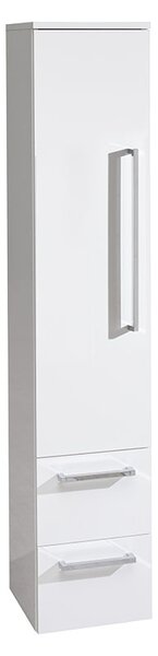 Mereo Mereo, Bino, fürdőszoba szekrény 163 cm magas, P/L nyíló, fehér, MER-CN667