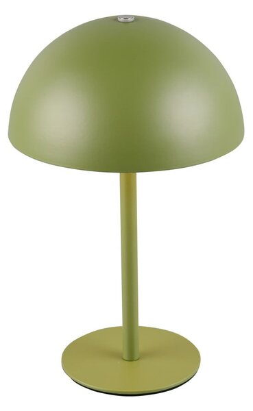 Zöld LED asztali lámpa fém búrával (magasság 21 cm) Munoz – Reality