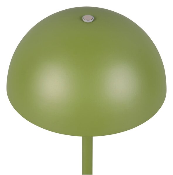 Zöld LED asztali lámpa fém búrával (magasság 21 cm) Munoz – Reality
