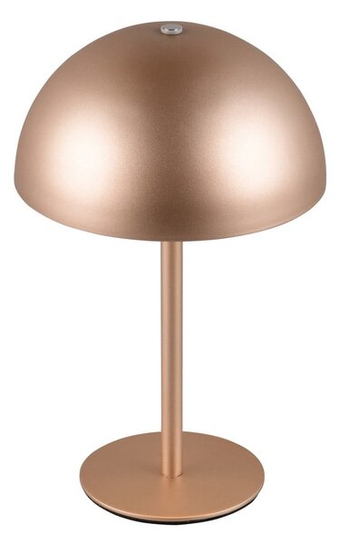 Bronzszínű LED asztali lámpa fém búrával (magasság 21 cm) Munoz – Reality