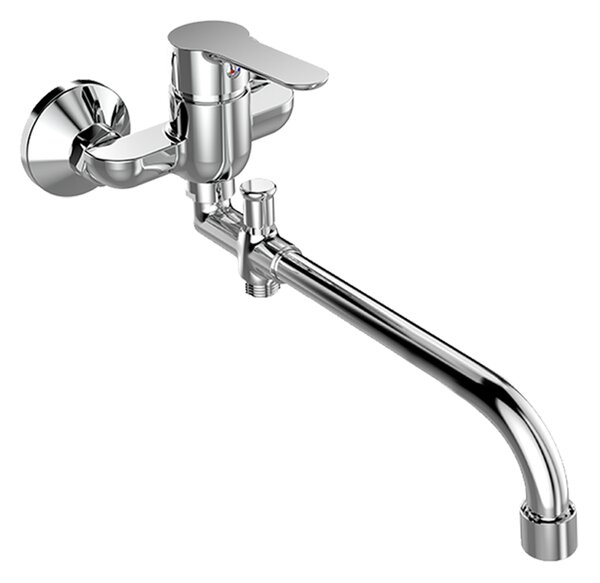 Mereo Mereo, Falra szerelhető csaptelep lakásba. magok, Zuna, karral o 18 mm - 330 mm, tartozékok nélkül, MER-CB602A03Z