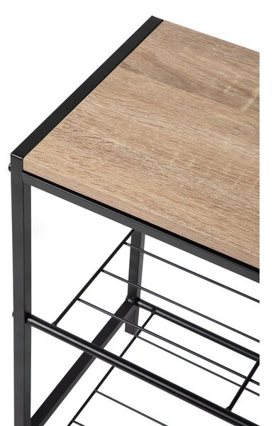 Fekete acél cipőtartó 63x44x30 cm Asten – Bonami Essentials