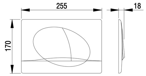 Mereo Mereo, Új vezérlőgomb, fehér, 255x177x18 mm, MER-MM10
