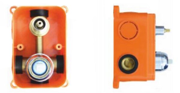 Mereo Mereo, Rejtett zuhanycsap kapcsolóval, Sonata, Mbox, kerek huzat, MER-CB60106B