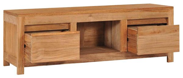 Tömör tíkfa TV-szekrény 100 x 30 x 35 cm