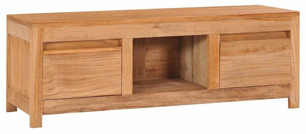 Tömör tíkfa TV-szekrény 100 x 30 x 35 cm