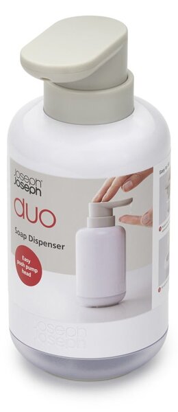 Fehér műanyag szappanadagoló 300 ml Duo – Joseph Joseph