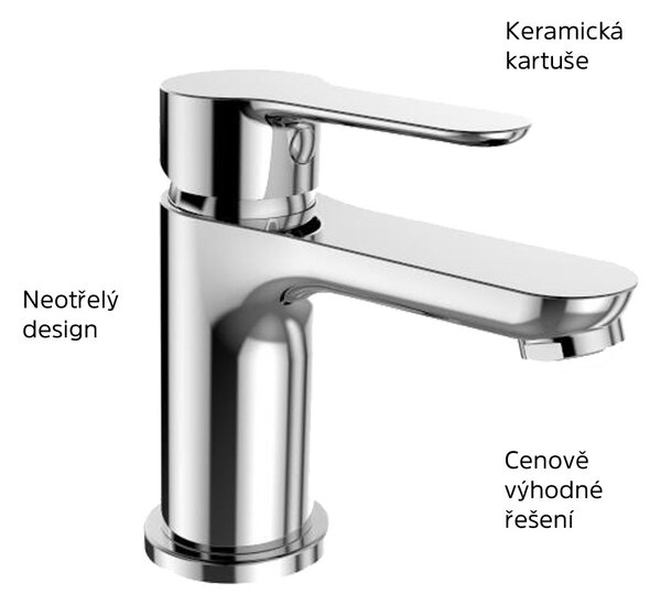 Mereo Mereo, Zuna mosdócsaptelep bidé zuhannyal, MER-CB10105Z