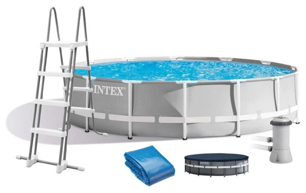 Intex Prism Frame 427x107cm Prémium Fémvázas medence szett (26720NP)