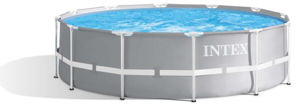 Intex Prism Frame Prémium Fémvázas medence 366x99cm vízforgató, létra (26716NP)
