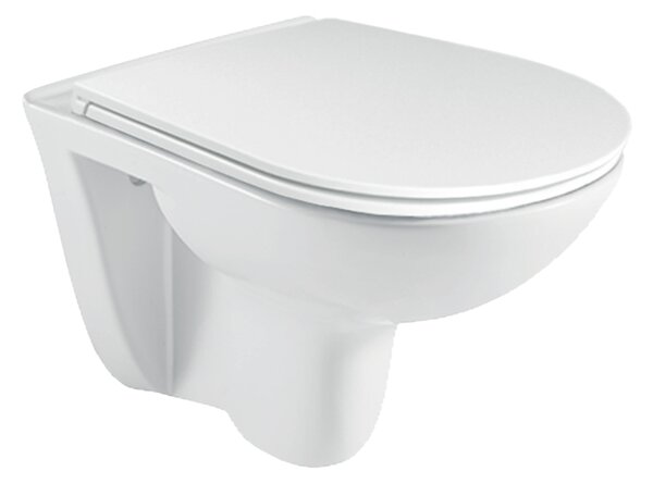 Mereo Mereo, fali WC, RIMLESS, 530x355x360, kerámia, incl. ülések, MER-VSD81S2