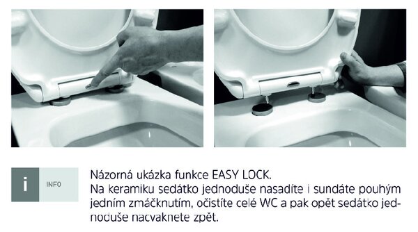 Mereo Mereo, SLIM önzáró WC-ülőke, MER-CSS113S