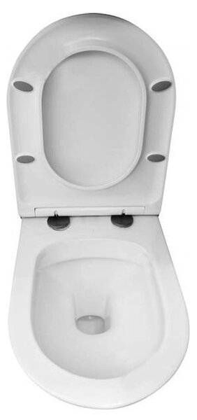 Mereo Mereo, fali WC, RIMLESS, 530x355x360, kerámia, incl. ülések, MER-VSD81S2