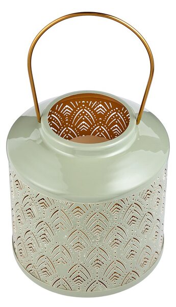 WABI SABI fém lámpás 22 cm, menta