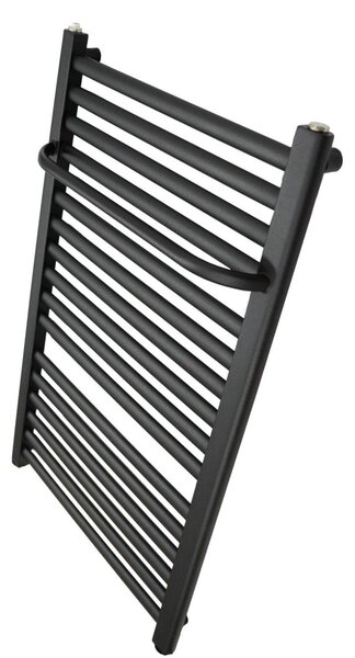 Regnis LE-R, fűtőelem törülközőtartóval 440x500mm, 289W, fekete, LE-R/500/440/D400/FEKETE