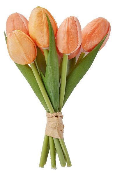 FLORISTA mini tulipán csokor 16 cm , narancssárga