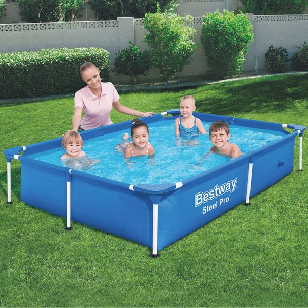 Bestway Amalfi Mini 221x150x43cm Fémvázas medence (FFA 628) - kék