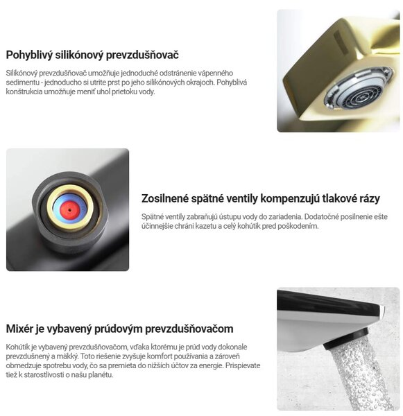 Deante Cascada, falra szerelhető kádcsaptelep forgatható kifolyóval, titán, DEA-BCH_D1BT