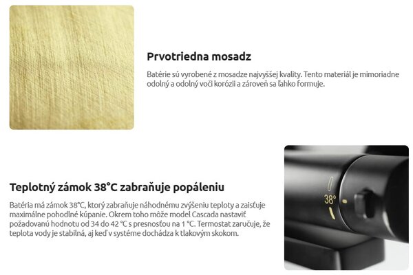 Deante Cascada, termosztatikus zuhanycsap zuhanykészlettel, fekete matt, DEA-NAC_N4HT