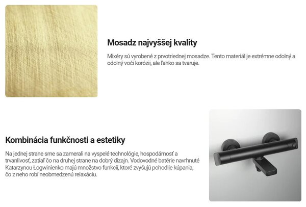 Deante Cascada, termosztatikus kádcsaptelep zuhanykészlettel, titán, DEA-NAC_D1HT