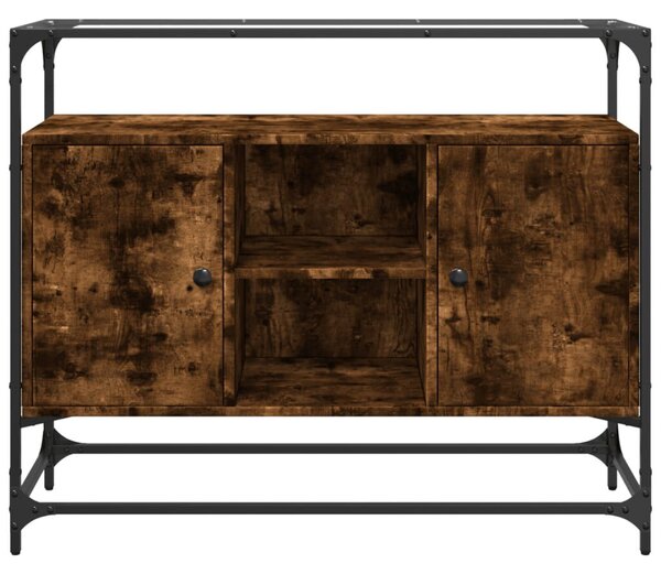 VidaXL Füstös Tölgy Tálalószekrény - 98x35x81 cm