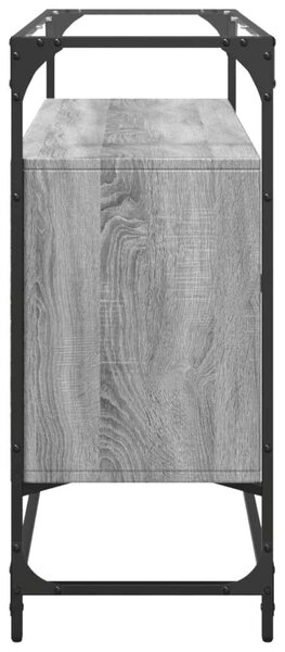 Sonoma Fa Tálalószekrény - Üveglap - 98x35x81 cm