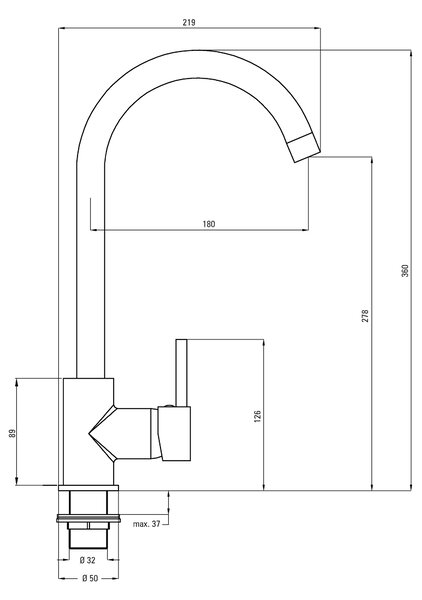Deante Legato, rozsdamentes acél munkalap mosogató 1 kamrás Z/O 760x435x145 3,5" + mosogató csaptelep + szifon, szatén mintás, ZELA0113