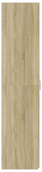 VidaXL sonoma tölgy színű szerelt fa magasszekrény 40 x 42,5 x 185 cm