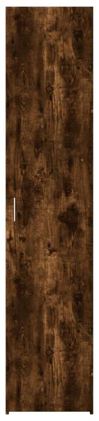 VidaXL füstös tölgy színű szerelt fa magasszekrény 40 x 42,5 x 185 cm