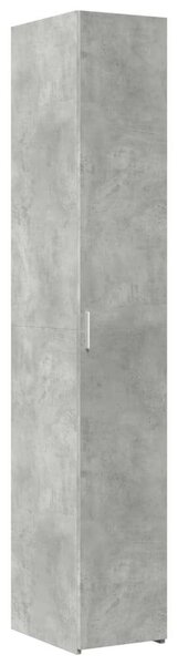 VidaXL betonszürke szerelt fa magasszekrény 30 x 42,5 x 185 cm
