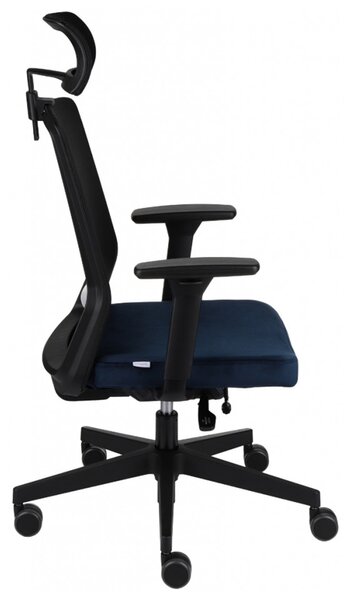 GRO-Coco BS HD Black vezetői forgószék fejtámlával