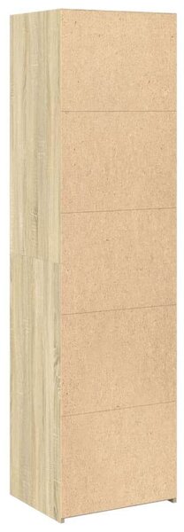 VidaXL sonoma tölgy színű szerelt fa magasszekrény 50 x 41 x 185