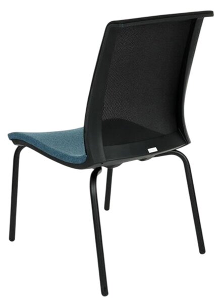 GRO-Level 4L BS Black modern tárgyalószék hálós háttámlával