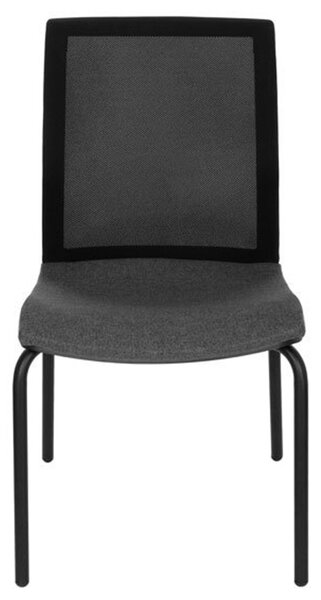 GRO-Level 4L BS Black modern tárgyalószék hálós háttámlával