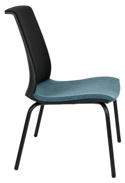GRO-Level 4L BS Black modern tárgyalószék hálós háttámlával