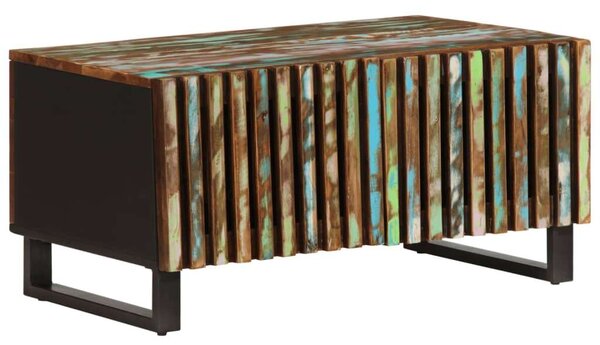VidaXL Rusztikus Akácfa Dohányzóasztal - 80x51x40 cm