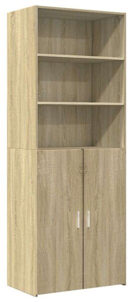 VidaXL sonoma tölgy színű szerelt fa magasszekrény 70 x 42,5 x 185 cm