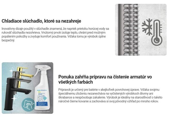 Deante Silia, 4 lyukú, rejtett kádcsaptelep zuhanykészlettel, grafit, DEA-BQS_D18P