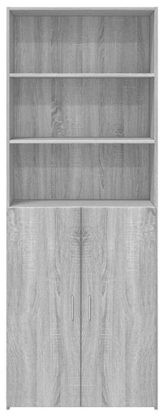 VidaXL szürke sonoma színű szerelt fa magasszekrény 70 x 42,5 x 185 cm