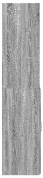 VidaXL szürke sonoma színű szerelt fa magasszekrény 70 x 42,5 x 185 cm