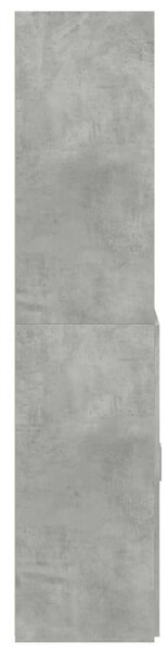VidaXL betonszürke szerelt fa magasszekrény 80 x 42,5 x 185 cm