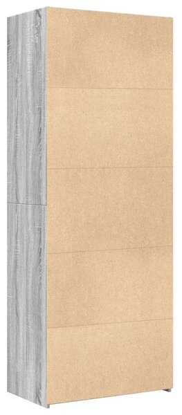 VidaXL szürke sonoma színű szerelt fa magasszekrény 70 x 42,5 x 185 cm