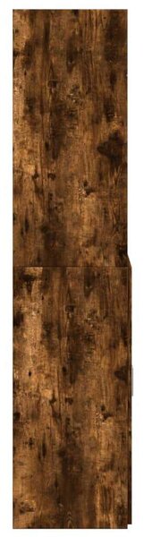 VidaXL füstös tölgy színű szerelt fa magasszekrény 80 x 42,5 x 185 cm