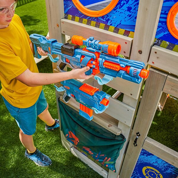 NERF BATTLE FORT kerti játszótér 4,45x1,84 m