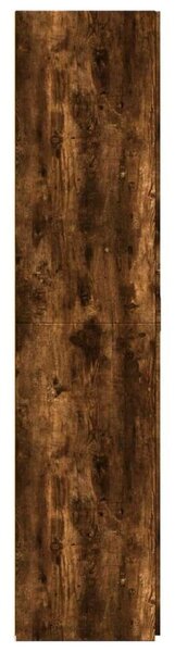 VidaXL füstös tölgy színű szerelt fa magasszekrény 70 x 42,5 x 185 cm